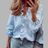 Maren | Blouse Élégante à Manches Longues