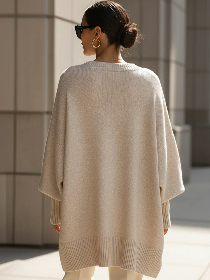 Ludovica | Pull oversize à col large