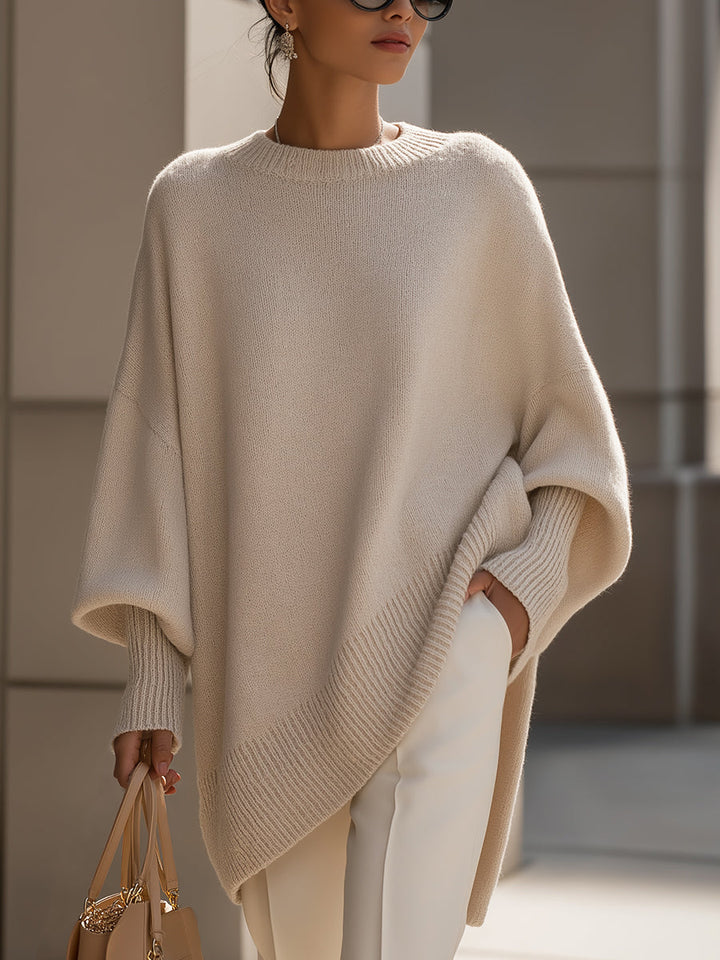 Ludovica | Pull oversize à col large