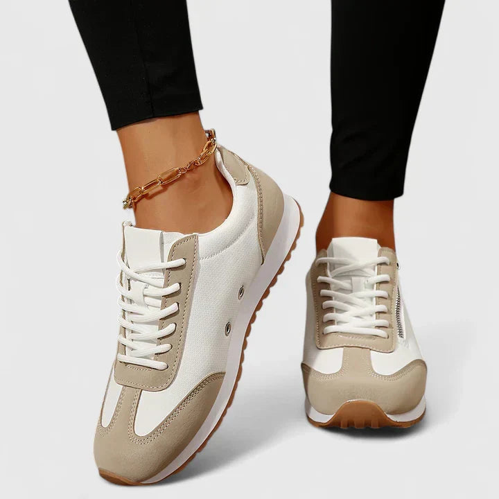 Meau | Baskets à lacets et zip latéral