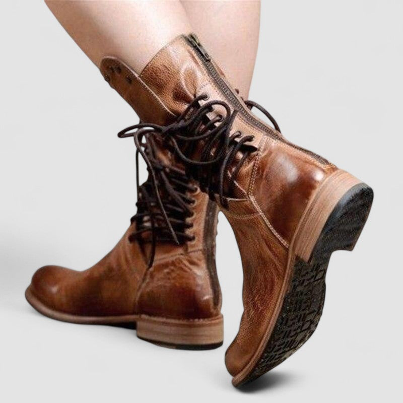 Mae | Bottines à lacets cloutées