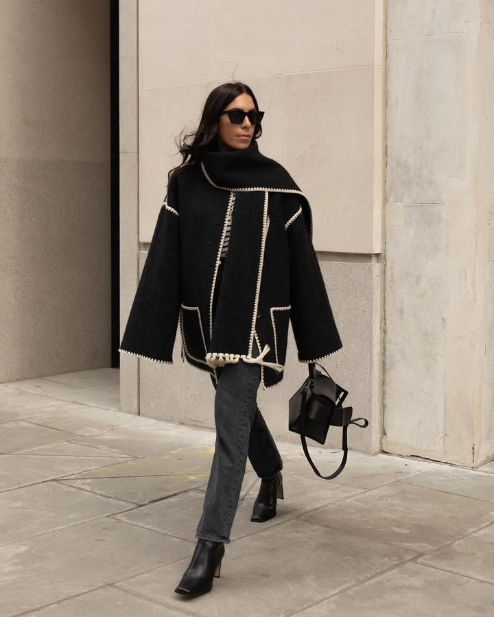Olivia™ - Manteau Français de créateur Haut de gamme