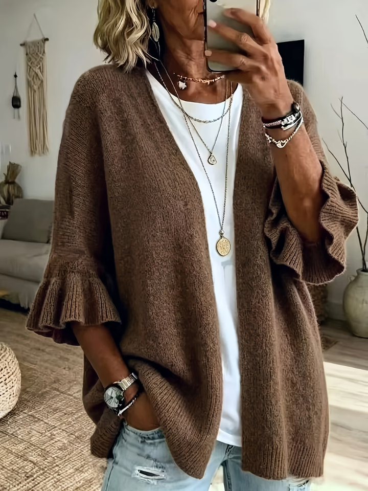 Elena | Cardigan élégant en tricot