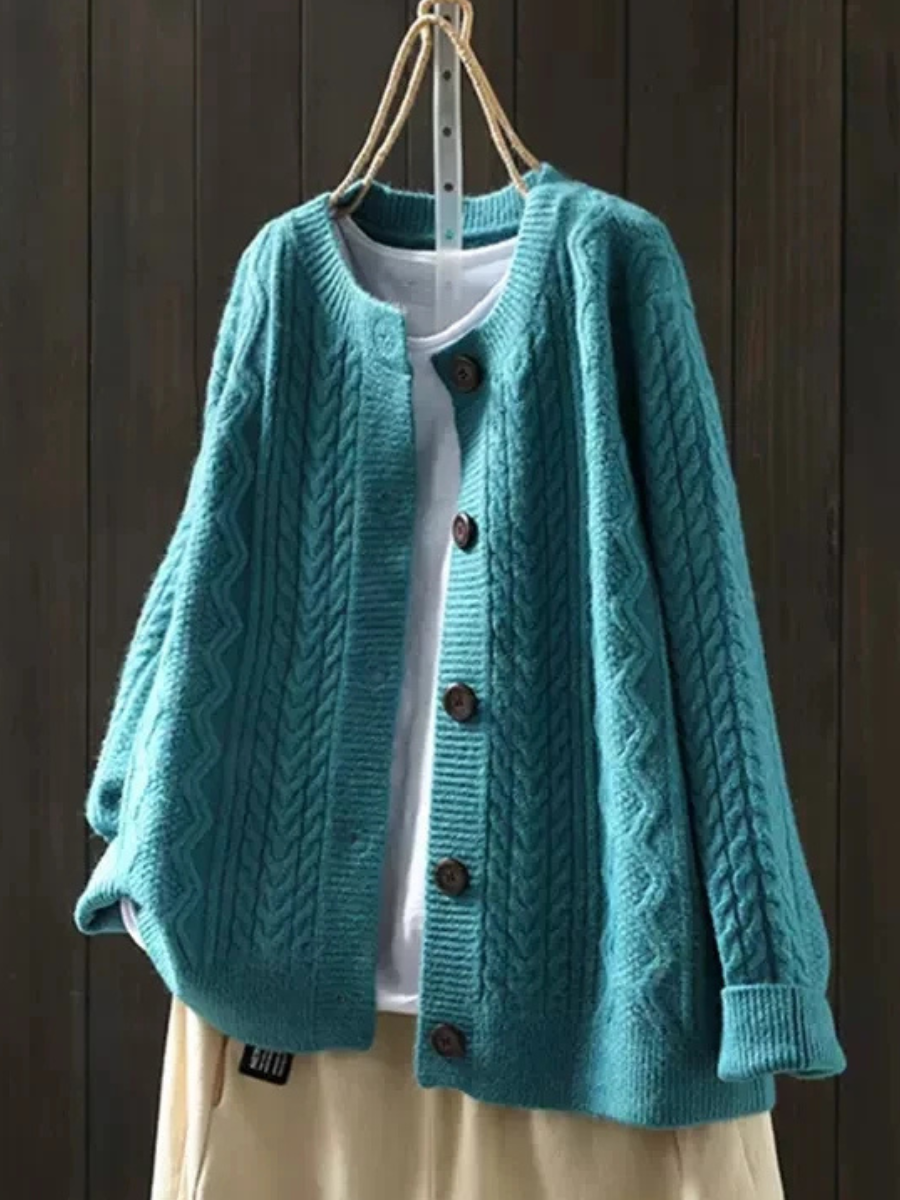 LE LORENZA | CARDIGAN EN CÂBLE