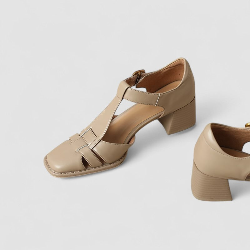 Scarlett | Chaussures à talon bloc et bride en T