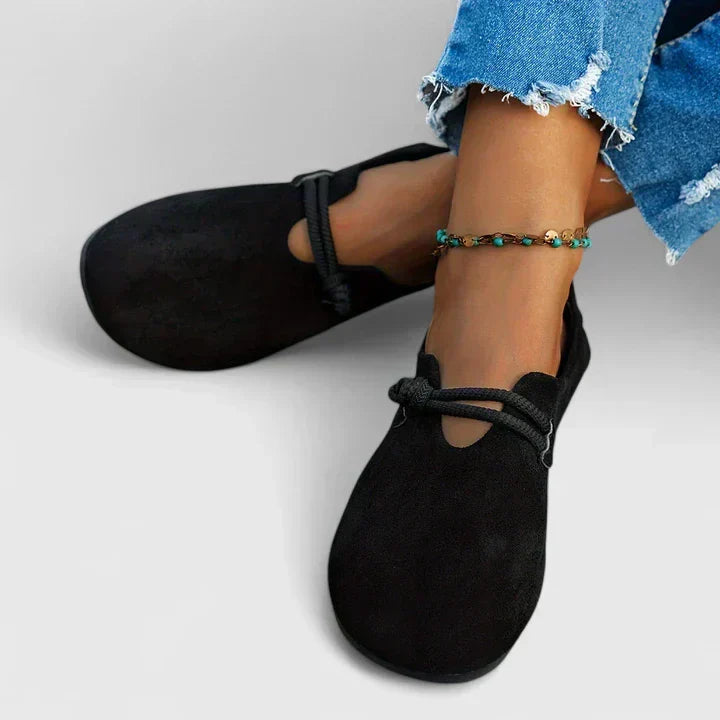 Olivia | Ballerines à lacets élastiques