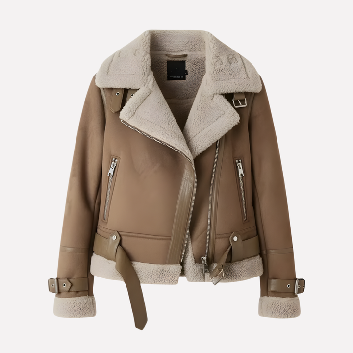 Arnella | Veste courte à col contrastant
