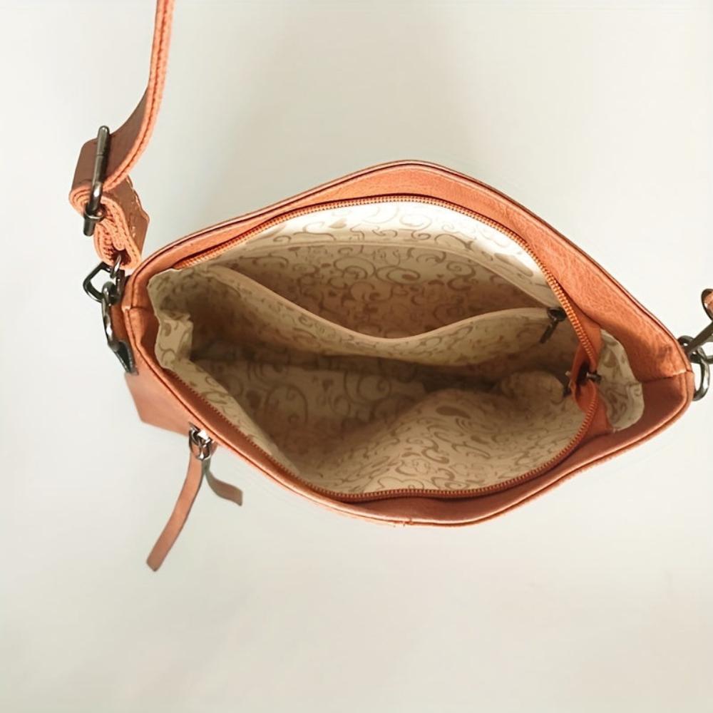 Sac à bandoulière carré rétro Lena