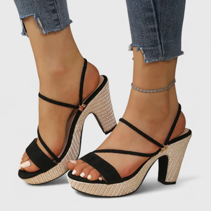 Noémi | Sandales à talon haut et brides fines