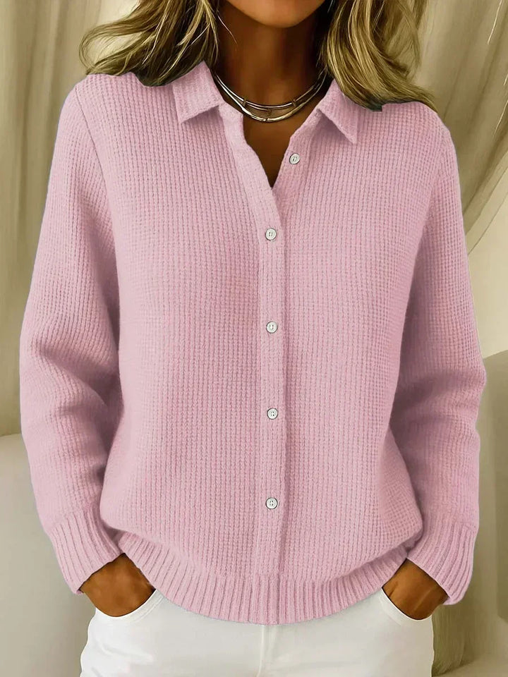 Rachele | Cardigan texturé boutonné