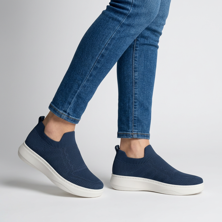 Nerea – baskets confortables pour femme, bleu