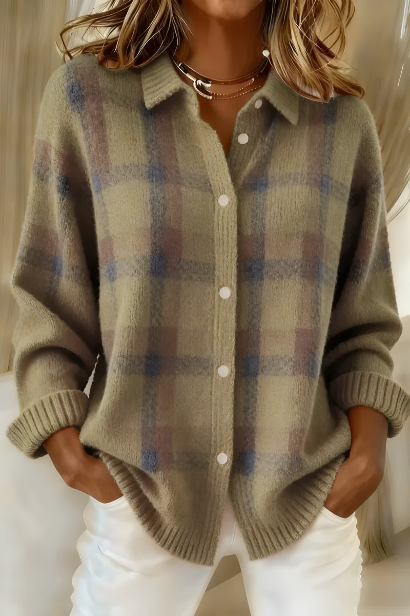 Candida | Cardigan à carreaux