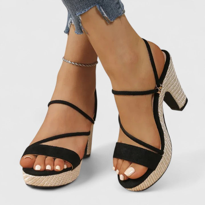 Noémi | Sandales à talon haut et brides fines