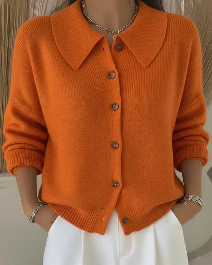 Velia | Cardigan à col Claudine