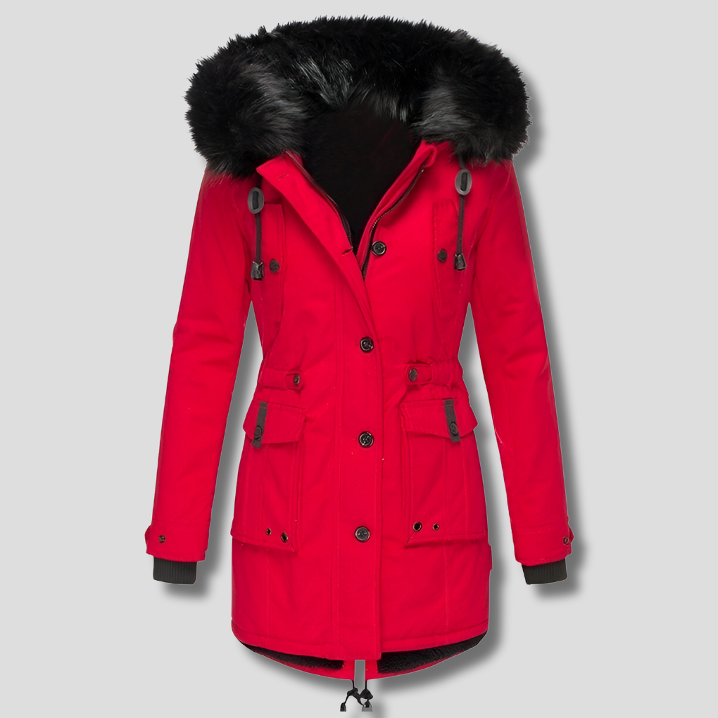 Swiss | Parka à capuche et taille ajustable
