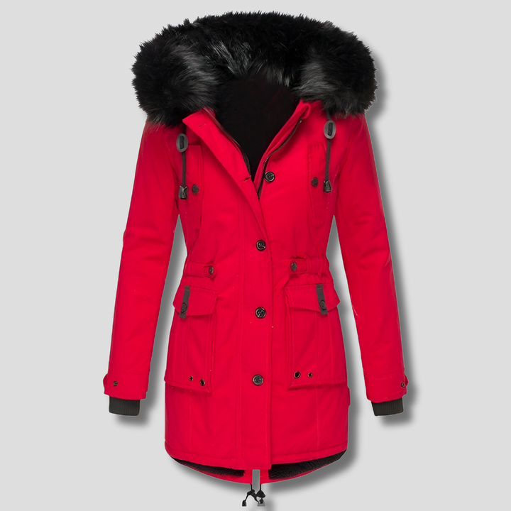 Swiss | Parka à capuche et taille ajustable