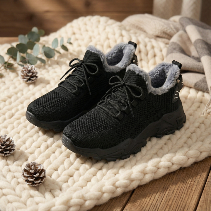 Elvra | Baskets fourrées à lacets