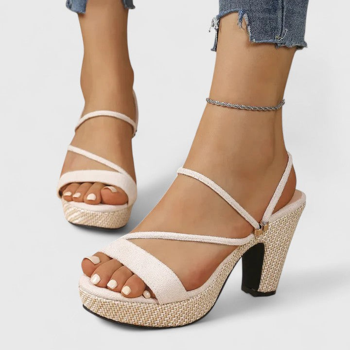Noémi | Sandales à talon haut et brides fines