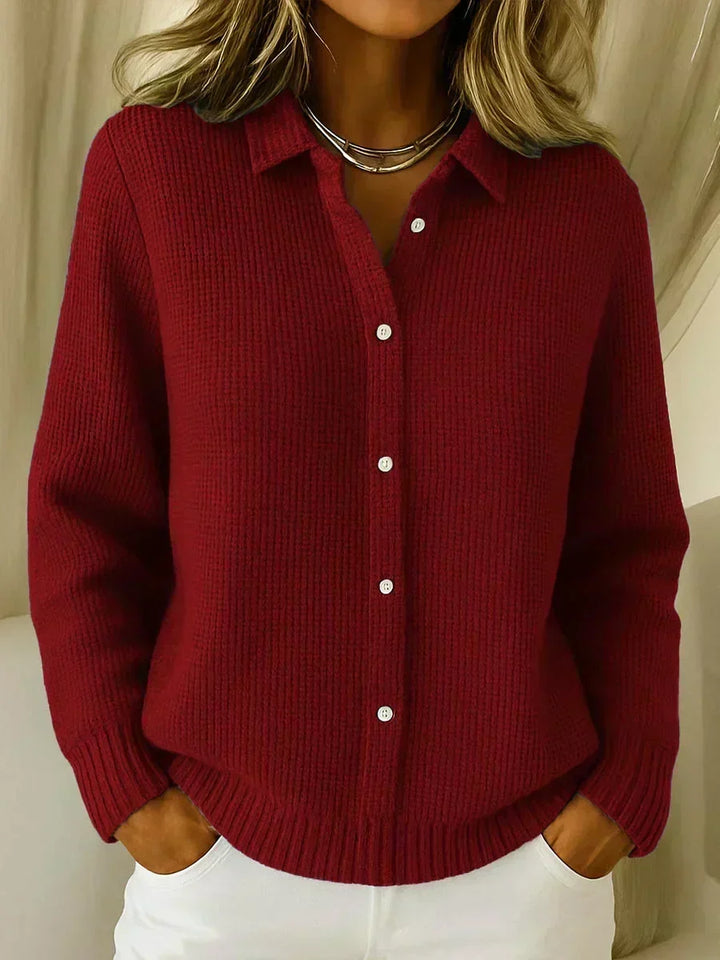 Rachele | Cardigan texturé boutonné