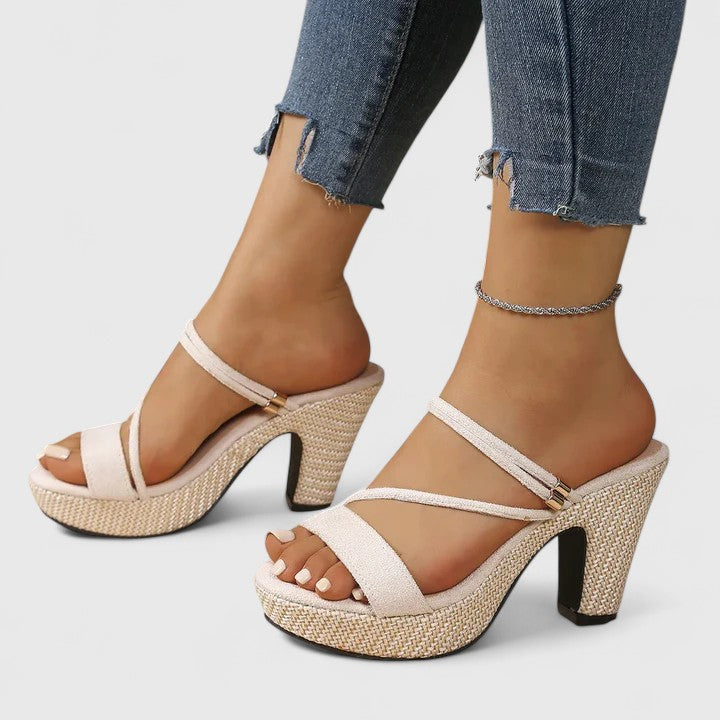 Noémi | Sandales à talon haut et brides fines