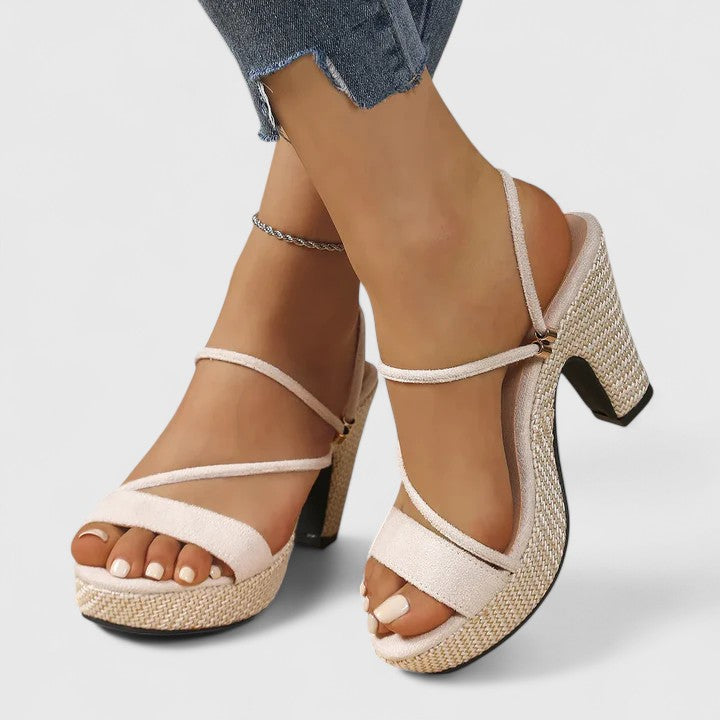 Noémi | Sandales à talon haut et brides fines