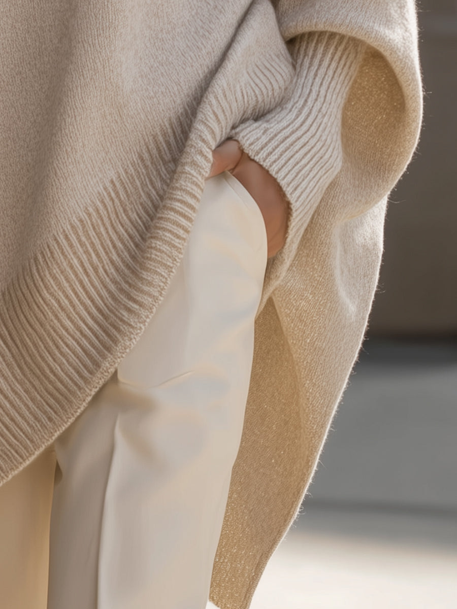 Ludovica | Pull oversize à col large