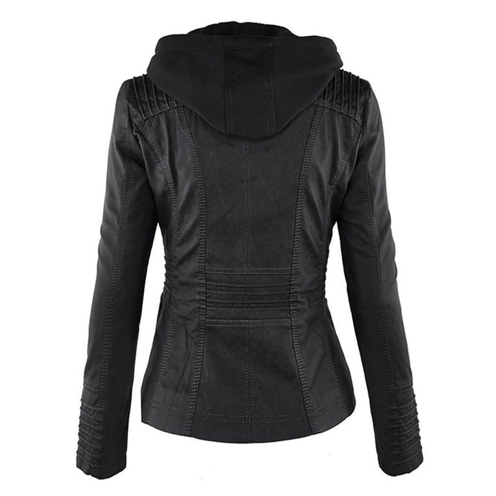 Veste Flavia en cuir – coloris noir