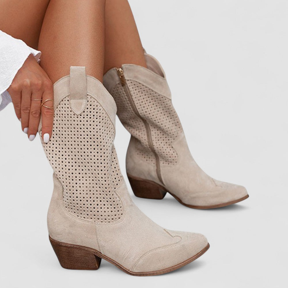 Rachel | Bottines western ajourées