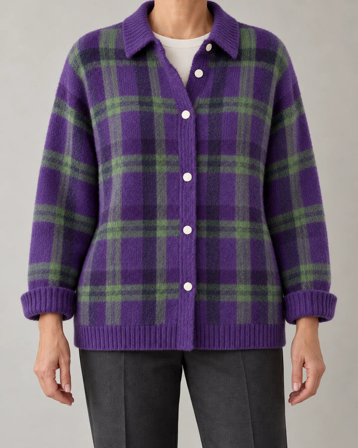 Candida | Cardigan à carreaux