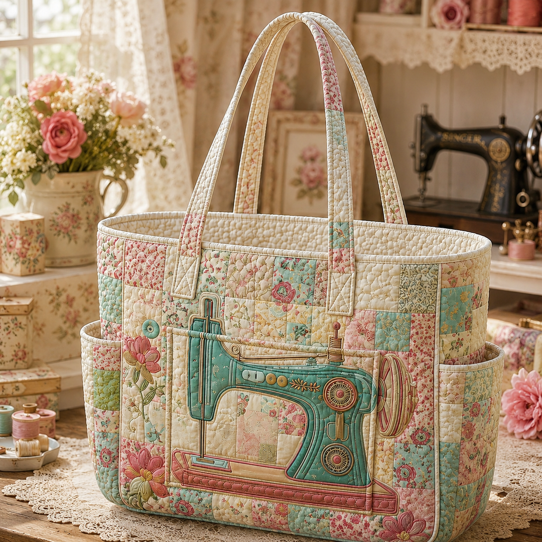 Nadine – sac cabas matelassé à la couture artistique