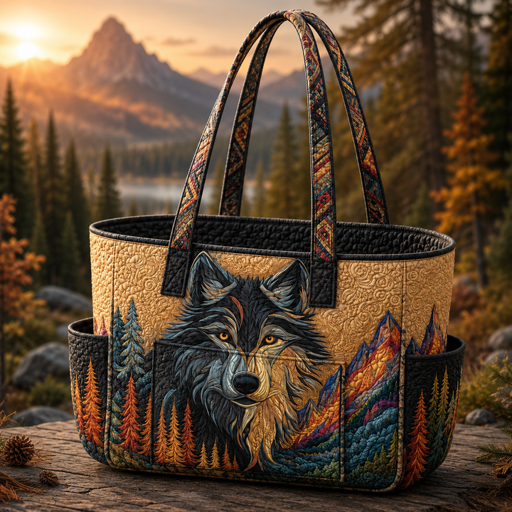 Olivia – sac cabas matelassé au loup