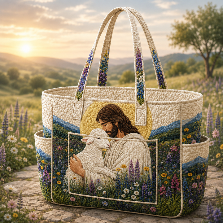 Angélique – sac cabas matelassé à la lumière inspirante