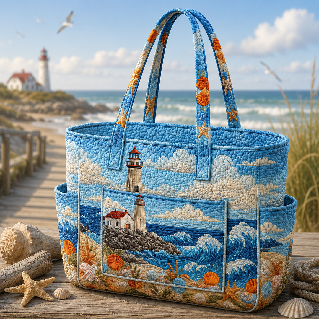 Sabine – sac cabas matelassé au phare marin
