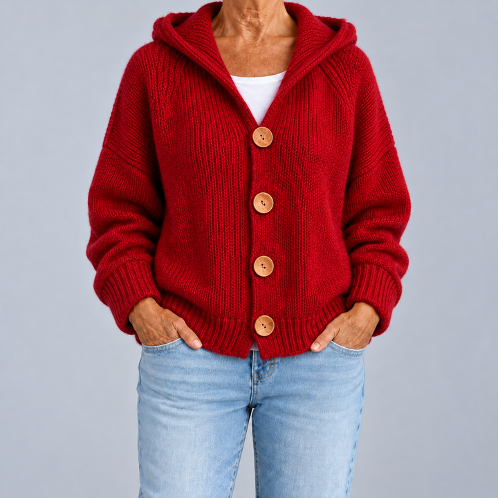 Beatrice | Cardigan ample à capuche
