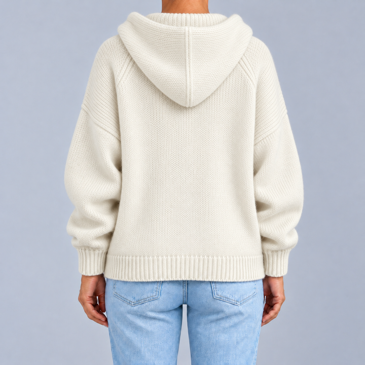 Camilla | Cardigan zippé à capuche