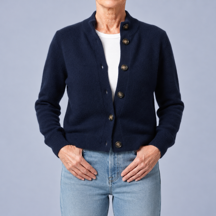 Vittoria | Cardigan à col montant et boutons