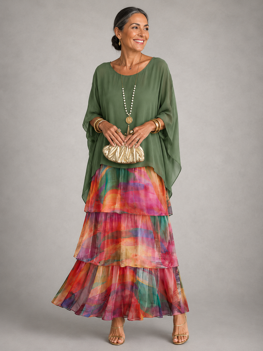 Larisse | Robe Maxi Élégante et Flottante