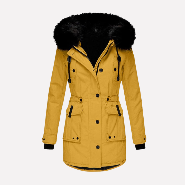 Parka à capuche et poches à rabat