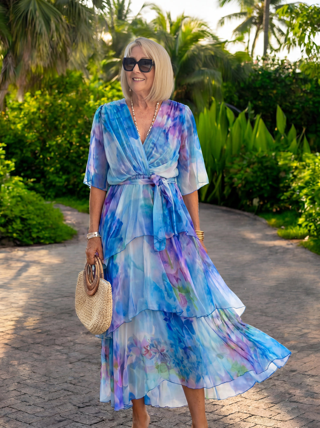 Casar – Élégante robe en chiffon