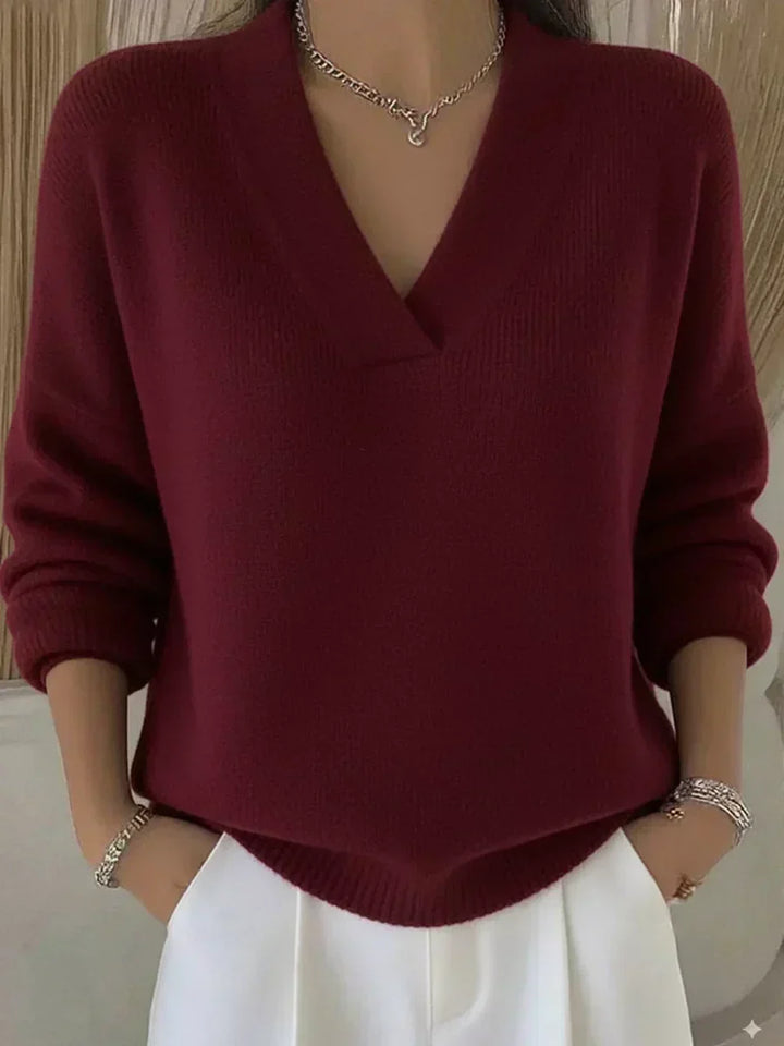 Viola | Pull doux à col en V