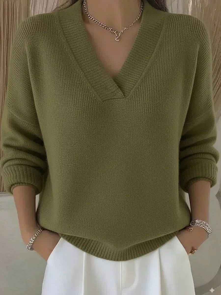 Viola | Pull doux à col en V