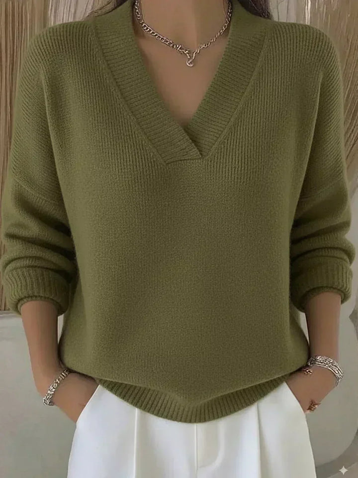 Viola | Pull doux à col en V