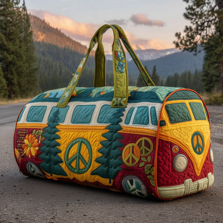 Agnès – sac de voyage matelassé au van hippie