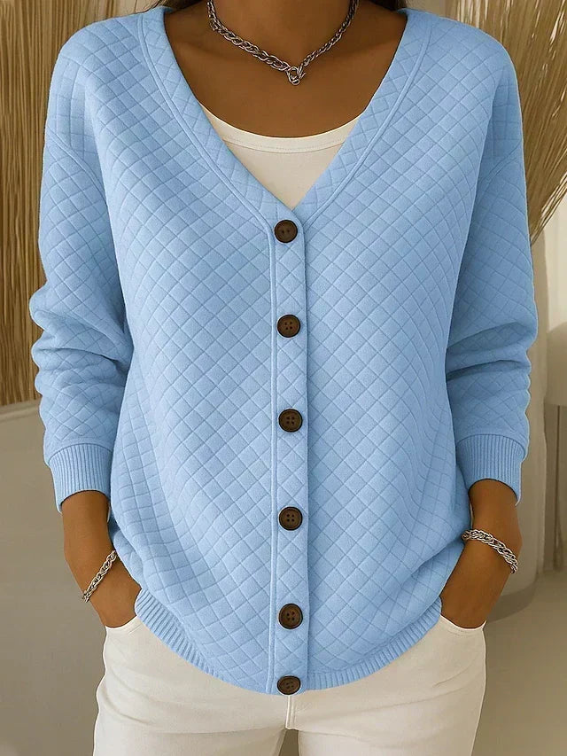 Eleonora | Cardigan matelassé boutonné
