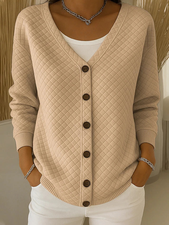 Eleonora | Cardigan matelassé boutonné