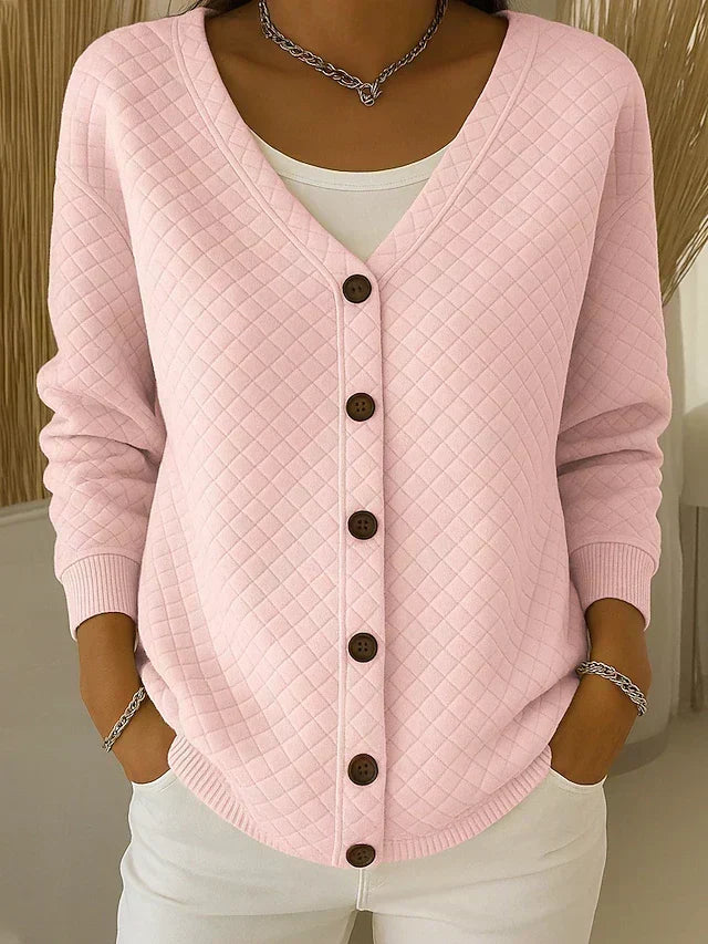 Eleonora | Cardigan matelassé boutonné