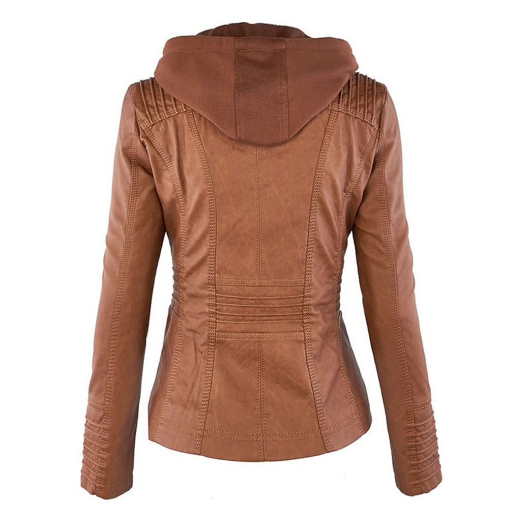 Veste Flavia en cuir – coloris clair