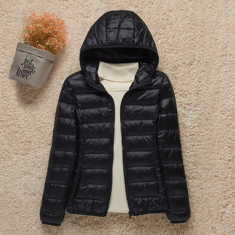 Veste matelassée à capuche ou col montant
