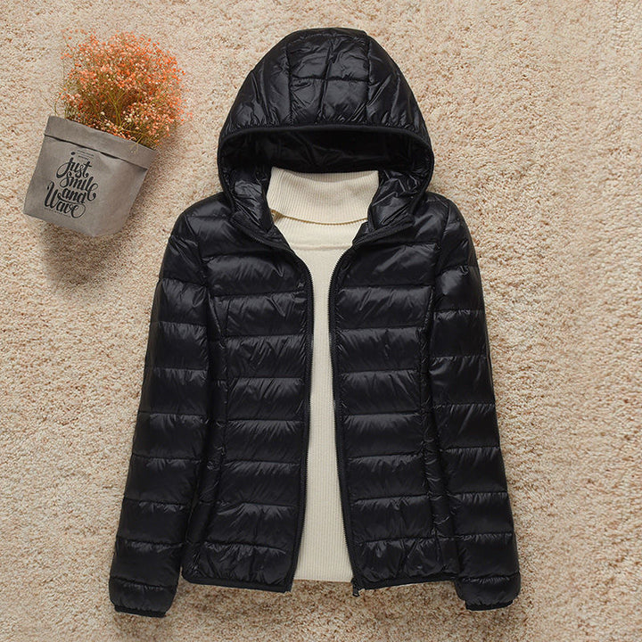 Veste matelassée à capuche ou col montant