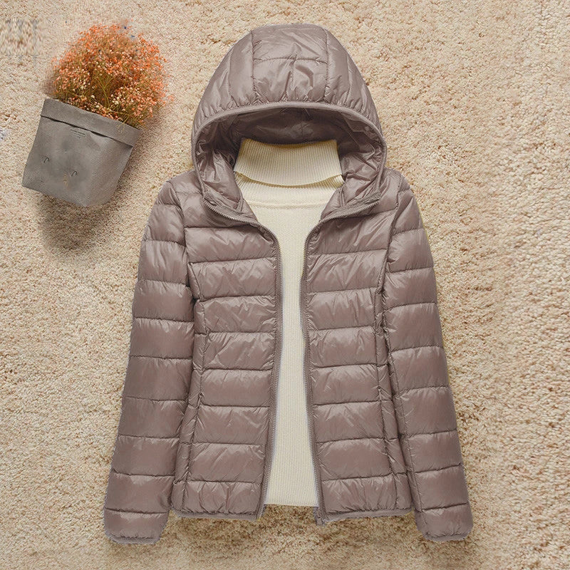 Veste matelassée à capuche ou col montant